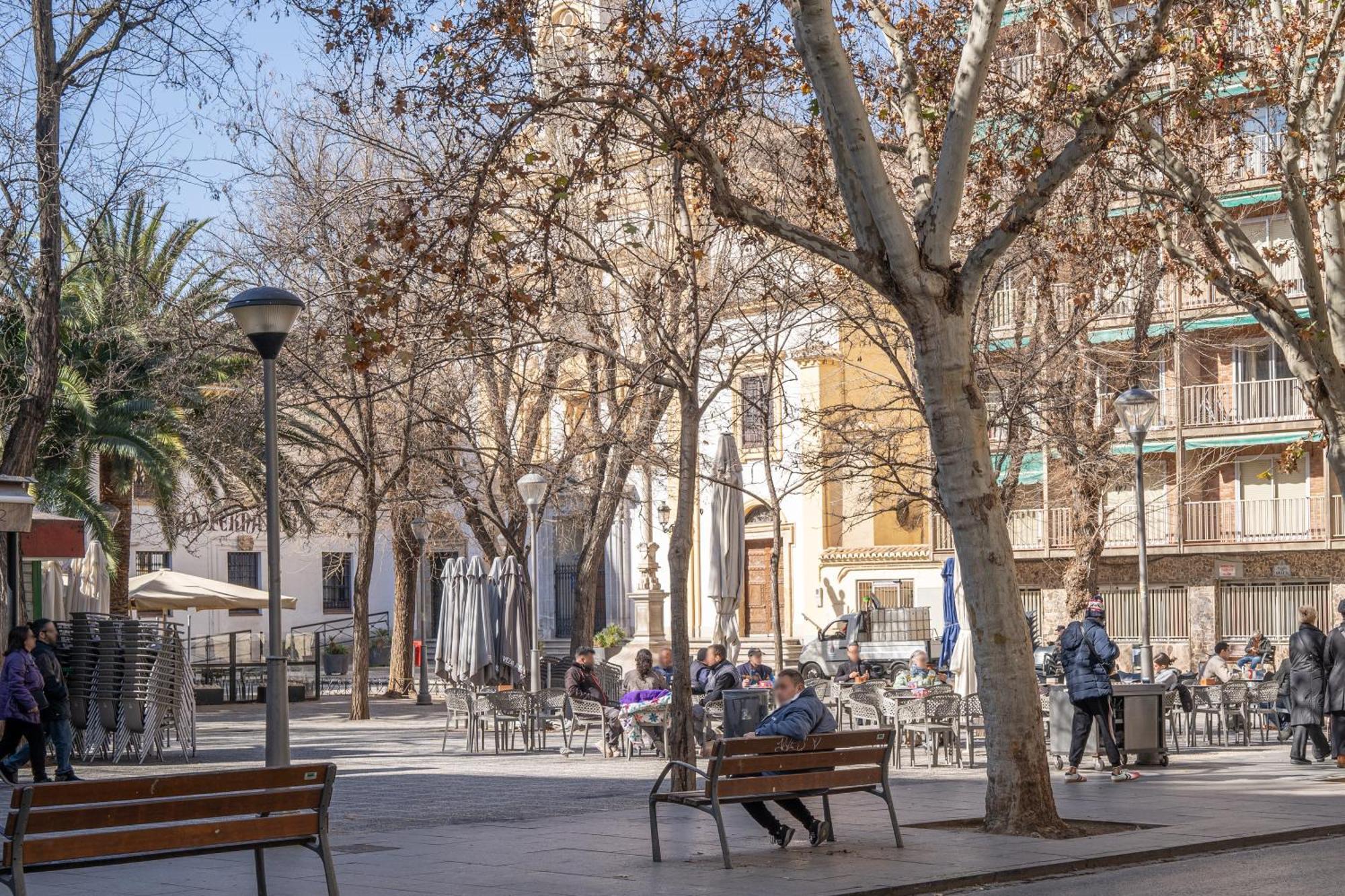 La Plaza, En El Centro Facil Acceso Y Parking Cercano Granada Buitenkant foto